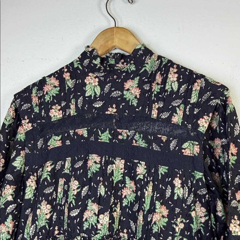 Pilcro Black Floral Mini Dress - Picture 5 of 13